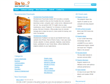 Tablet Screenshot of how2soft.com